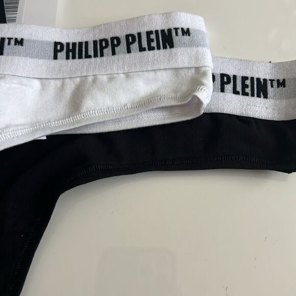 Philipp Plein Cotton Thongs 2 Pack - Picture 8 of 8